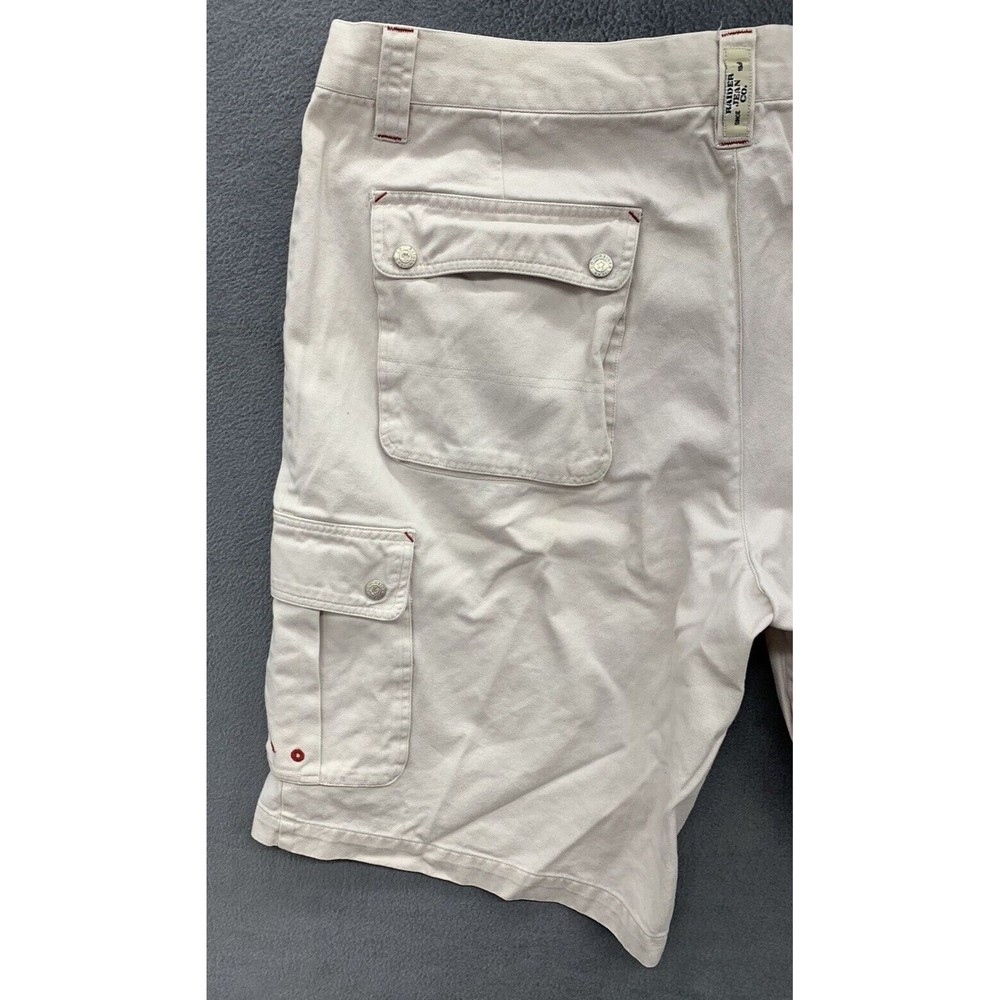 Raider Jeans Company Shorts Mens Size 40X11 Beige RC Cargo Pockets 100% Cotton - Picture 14 of 16